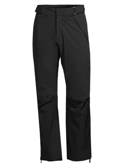 Shop Moncler Men's Nylon Ski Pants In Black