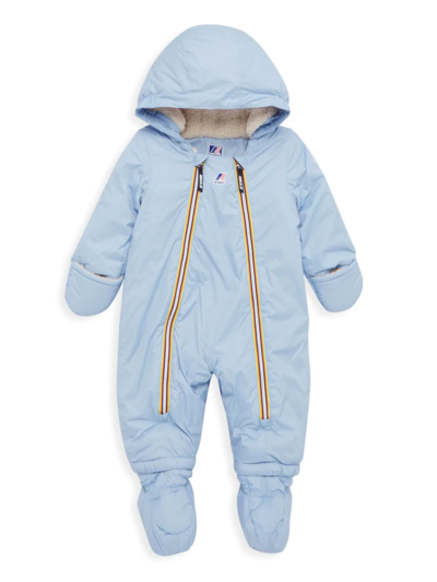 Shop K-way Baby's Le Vrai Snotty Orsetto Snowsuit In Light Marine