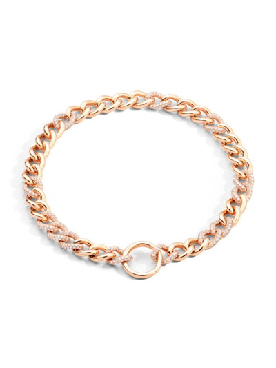 Shop Pomellato Women's Catene 18k Rose Gold & Diamond Necklace