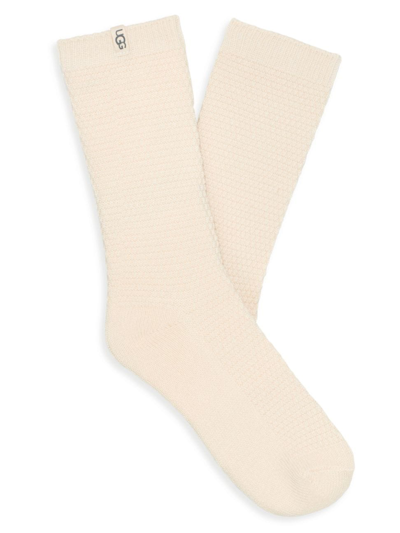 Shop Ugg Women's Classic Boot Socks In Cream