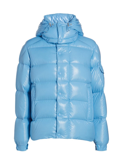 Shop Moncler Women's  Maya Jacket In Sky Blue