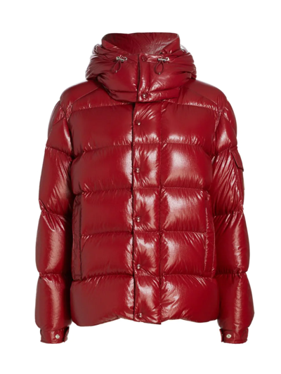 Shop Moncler Women's  Maya Jacket In Berry Red