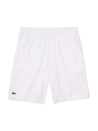 Shop Lacoste Men's Sport Ultra-light Shorts In White Navy