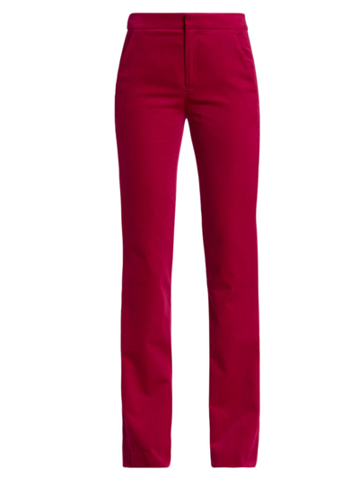 Shop A.l.c Women's Ford Cotton Twill Straight Pants In Electric Pink
