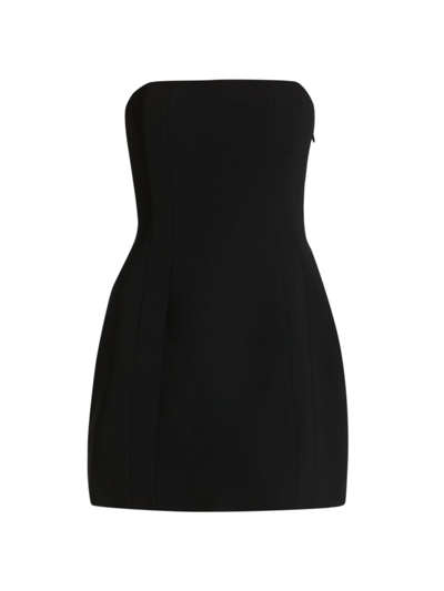 Shop A.l.c Women's Elsie Strapless Minidress In Black