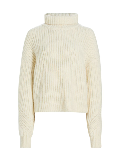 Shop A.l.c Women's Clayton Wool-blend Turtleneck Sweater In Natural