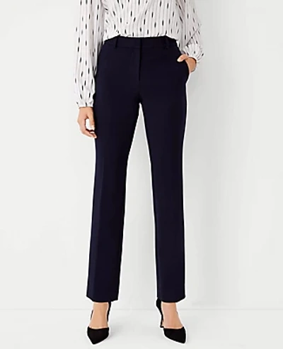 Ann Taylor The Straight Pant - Curvy Fit In Atlantic Navy