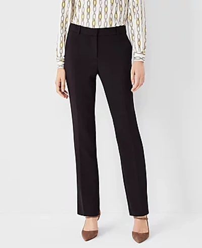 Ann Taylor The Straight Pant - Curvy Fit In Black