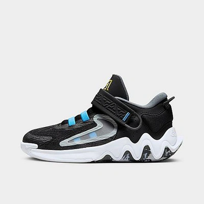 Shop Nike Little Kids' Giannis Immortality 2 Basketball Shoes In Black/white/university Blue/smoke Grey