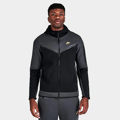 Nike Men's Sportswear Tech Fleece Taped Full-zip Hoodie In Grey | ModeSens