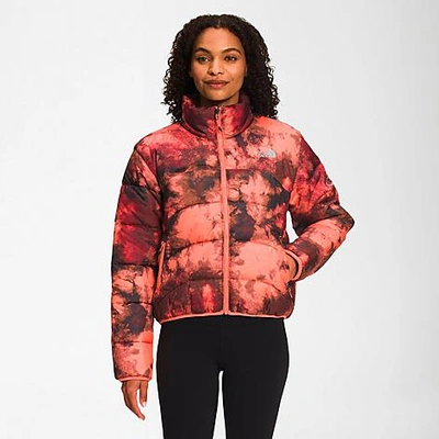 The North Face Nse 2000 Puffer Jacket In Coral Ice Dye Print-orange |  ModeSens