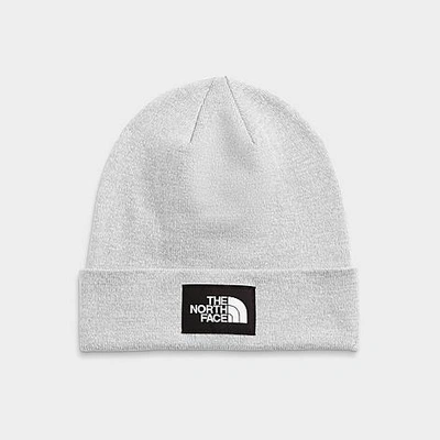 Shop The North Face Inc Dock Worker Recycled Beanie Hat In Tnf Light Grey Heather