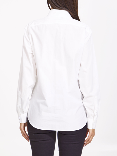 Shop Gucci White Cotton Shirt