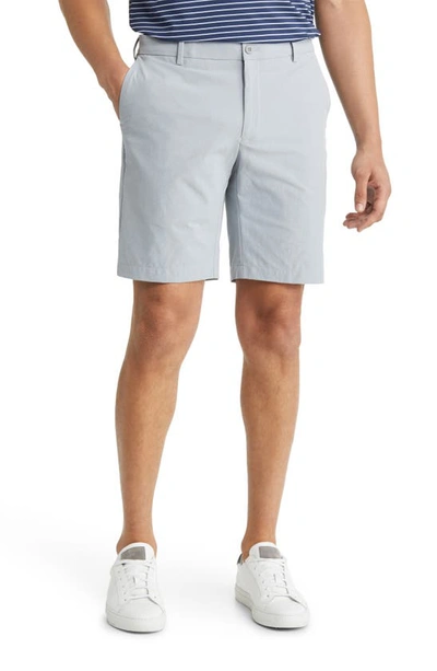 Shop Peter Millar Crown Crafted Surge Performance Water Resistant Shorts In Gale Grey