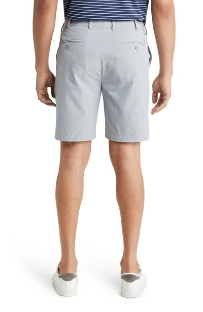 Shop Peter Millar Crown Crafted Surge Performance Water Resistant Shorts In Gale Grey
