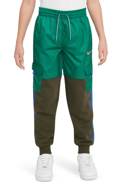 Shop Nike Kids' Odp Pants In Malachite/ Rough Green