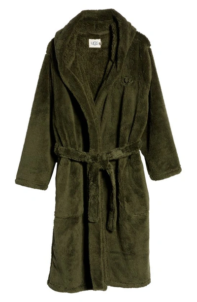 Shop Ugg Beckett Fleece Robe In Volcano