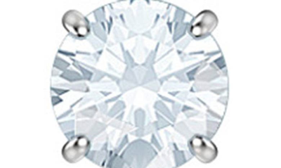 Shop Swarovski Attract Trilogy Pendant Necklace In Silver / Clear Crystal