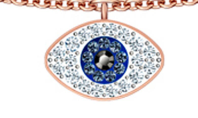 Shop Swarovski Symbolic Charm Necklace In Rose Gold