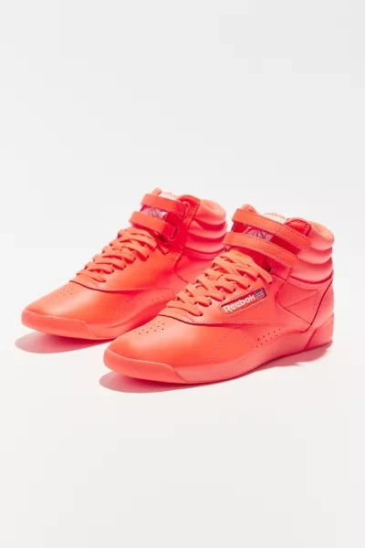 Shop Reebok Freestyle Hi Brights Women's Sneaker In Bright Red