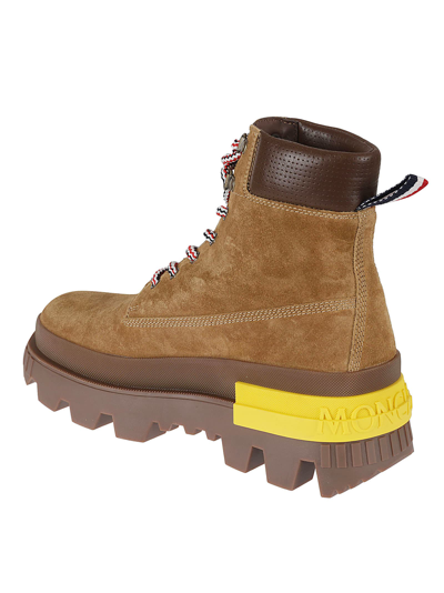 Moncler Mon Corp Boots In Brown