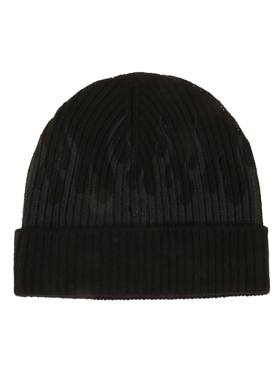 Shop Vision Of Super Flame Beanie In Black