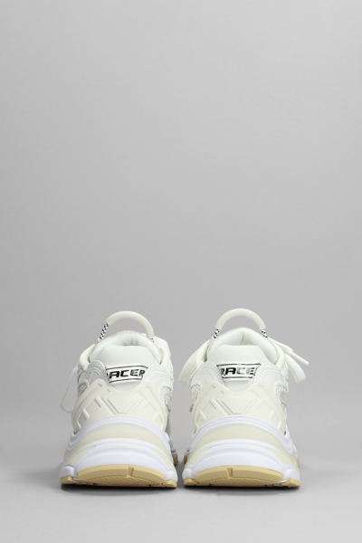 Shop Ash Race Sneakers In White Synthetic Fibers