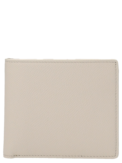 Shop Maison Margiela Stitching Wallet In White
