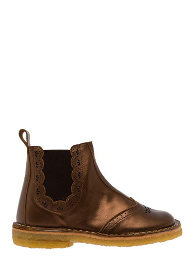 Shop Emile Et Ida Leather Brown Boots