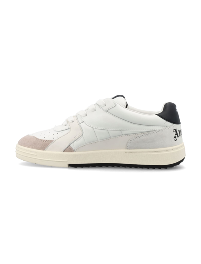 Shop Palm Angels Palm University Sneakers In White Black