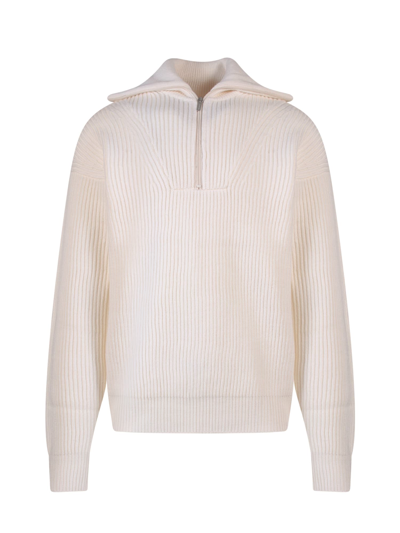 Shop Drôle De Monsieur Sweater In White