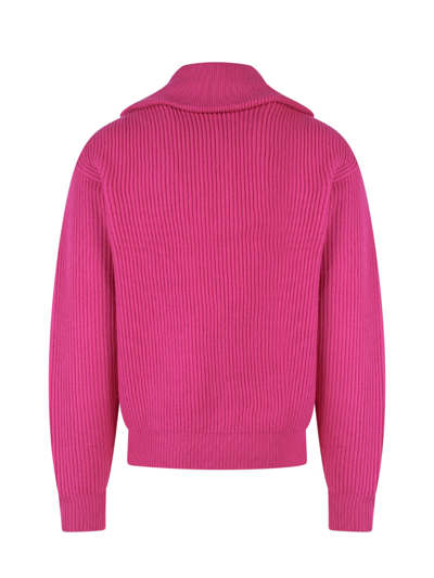 Shop Drôle De Monsieur Sweater In Pink