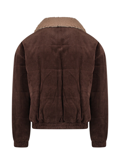 Shop Drôle De Monsieur Jacket In Brown