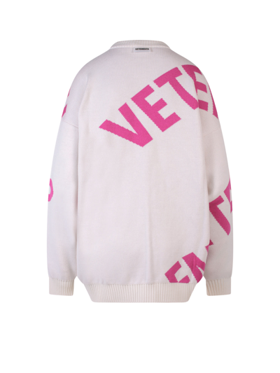 Shop Vetements Sweater In White