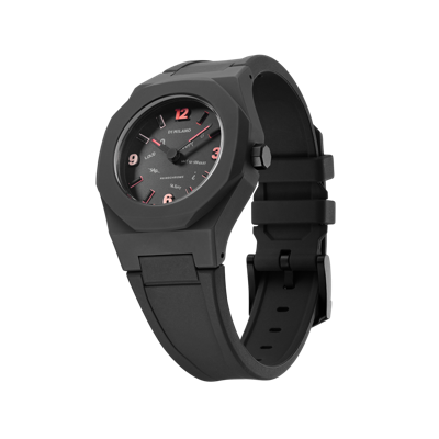 D1 Milano Watch Nanochrome 32mm In Black/pink