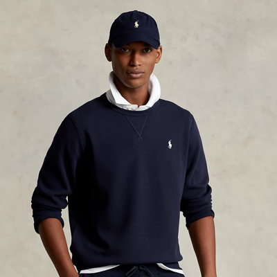 Ralph Lauren Double-knit Sweatshirt In Aviator Navy | ModeSens