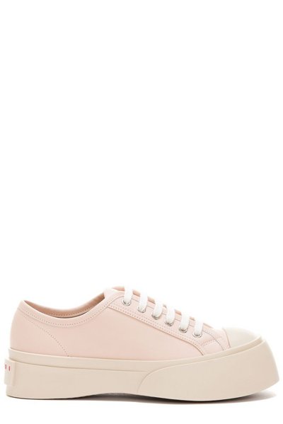 Shop Marni Pablo Chunky Sole Sneakers In Pink