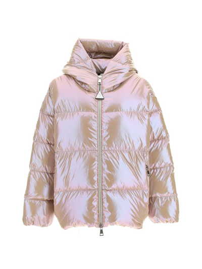Shop Moncler Frasne Hooded Jacket In Pink