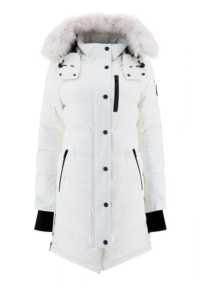 Shop Moose Knuckles Watershed Parka In White