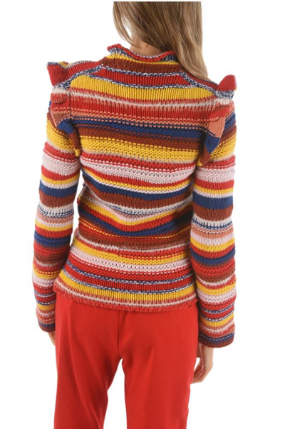 Chloé Multicolor Cashmere Blend Sweater Multicoloured Chloe Donna 