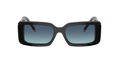 Tiffany & Co Tf 4197 80019s 62mm Womens Rectangle Sunglasses In Azure Gradient Blue