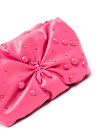 Shop Patrizia Pepe Fly Pillow Clutch In Rosa