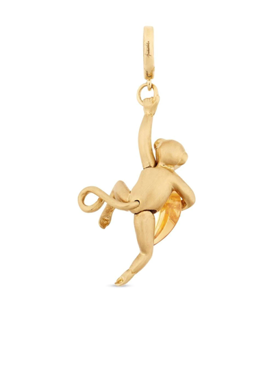 Shop Annoushka 18kt Yellow And White Gold Mythology Baby Monkey Charm