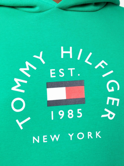 Shop Tommy Hilfiger Chest-flap Pocket Detail Cardigan In Green