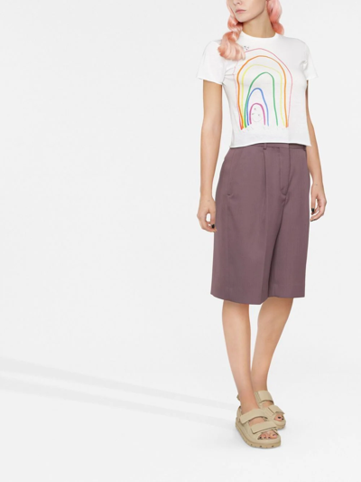 Shop The Row 'rainbow' Illustration-print T-shirt In White