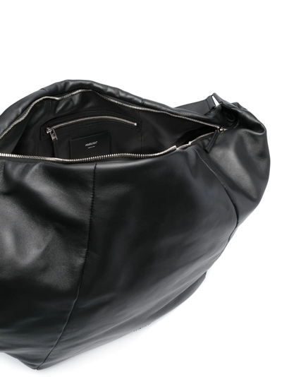 Shop Ambush Carry-all Leather Bag In Schwarz