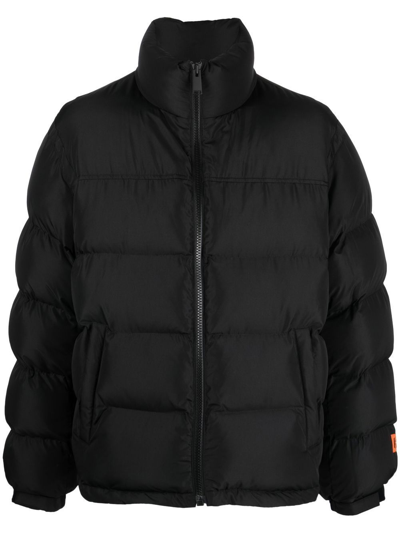 Shop Heron Preston Ex-ray Puffer Jacket In Black