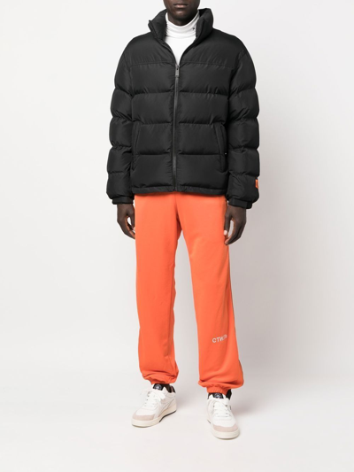 Shop Heron Preston Ex-ray Puffer Jacket In Black