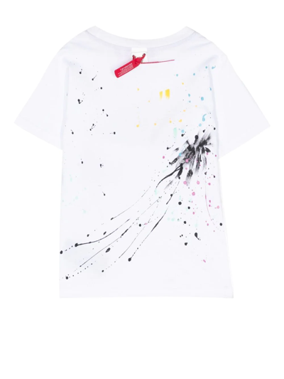 Shop Mostly Heard Rarely Seen 8-bit Multi Louis Print T-shirt In Weiss