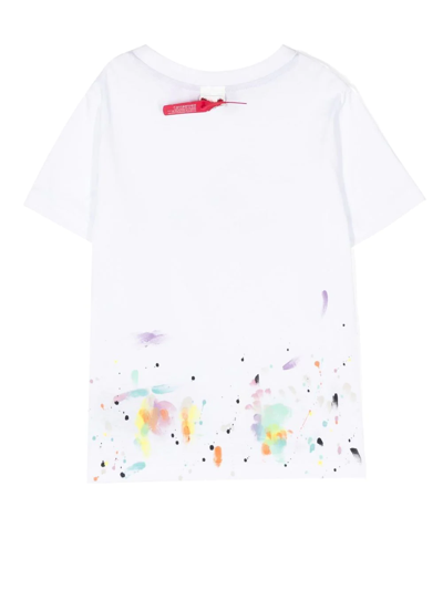 Shop Mostly Heard Rarely Seen 8-bit Mini Pastel J T-shirt In Weiss